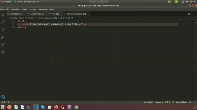 Livewire Component | Livewire with Laravel 8 | Livewire tutorial