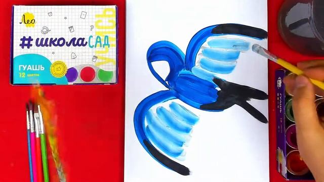 Как нарисовать ЛАСТОЧКУ рисуем ПТИЦУ - урок рисования смотреть онлайн