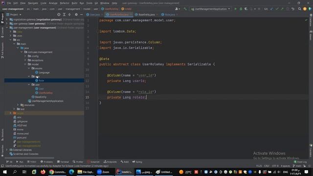 create UserRoleKey && UserRole смотреть онлайн