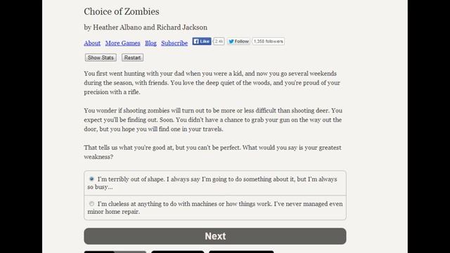 Let's Play Choice of Zombies Part 1 (Text-based game) | OMG ZOMBIES! смотреть онлайн