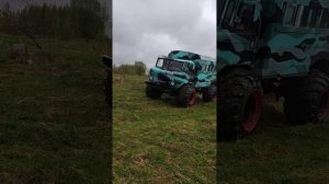 Газ 66 брод 1,5 метра, легко!!!!