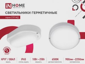 Светильники герметичные серии СПП МД с микроволновым датчиком от IN HOME