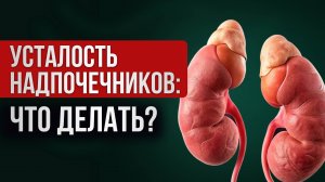 Хроническая усталость или синдром уставших надпочечников? Вы устали так как устали ваши надпочечники