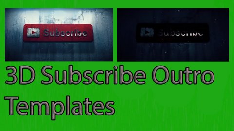 3D free Subscribe Outro Templates Free download Full HD 1920×1080