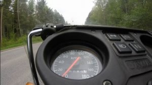 Разгон мотоцикла Ява 640 с 0 до 100 км/ч