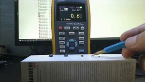 Мостовой измеритель RLC - ET432, измерение smd  компонентов. Щуп Кельвина.