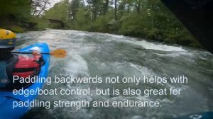 Whitewater Kayak Skills Practice on Class II