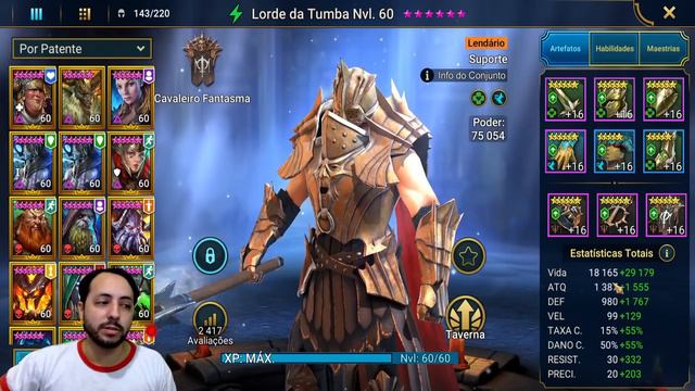 LORDE DA TUMBA | GUIA COMPLETO | MAESTRIAS, COMO EQUIPAR E ONDE USAR | Raid Shadow Legends