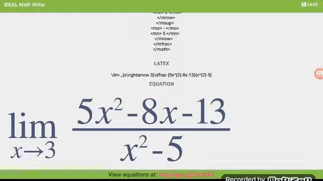 IDEAL Math Writer Demonstration смотреть онлайн