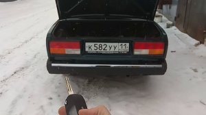 Дистанционное открывание багажника на ВАЗ 2107