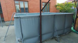 Бассейн из ПВХ ткани