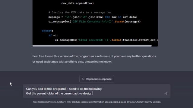 Using ChatGPT and Fusion 360 API to Create a Script | How To Make A Script for Fusion with GPT3.5