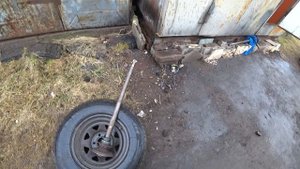 Замена подшипника полуоси ( мерседес т1) 95г