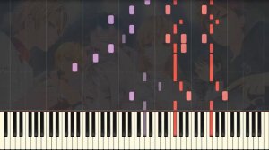 Spice - Shokugeki no Soma OST | Piano Tutorial | Theishter - UnknownEX1 | Synthesia