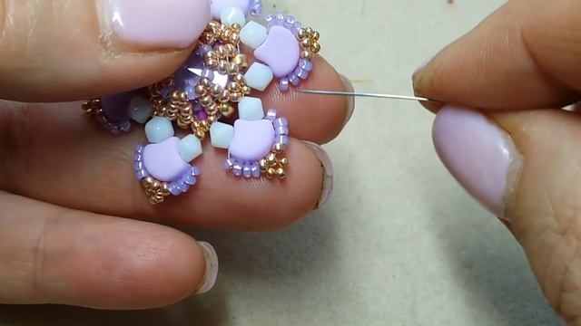 DIY TUTORIAL ORECCHINI GIULIA #LUCREZIANAPPI #ORECCHINI #TUTORIAL #SUPERDUO #GINKO #RIVOLI