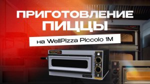 Приготовление пиццы на подовой печи WellPizza Piccolo 1M | Торговый Дизайн