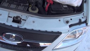 Установка зимних защит (заглушек) радиатора и бампера Лада Ларгус