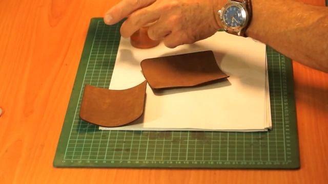 как сшить кошелёк из кожи , своими руками. a wallet from "crazy horse" leather, handmade. смотреть онлайн