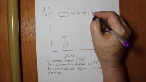 Физика 8 кл(2019г)Пер §11 Упр 10 № 1. Молот копра при падении ударяет о сваю и забивает ее в землю