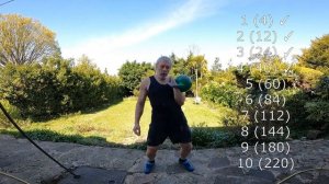 ????челлендж гиря 24кг лесенка рывок-толчок
