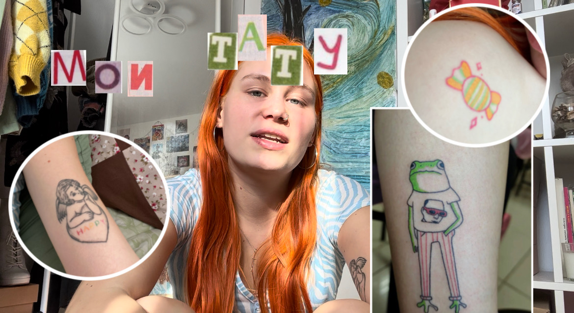 мои тату// рандомное тату, тату с Володей и другие