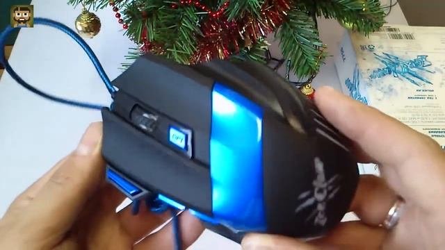 Игровая 7-ми кнопочная компьютерная проводная мышь Oklick 775G "ICE CLAW". Обзор. Отзыв.