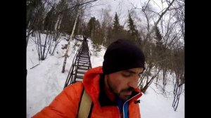 С Таганая на санках!