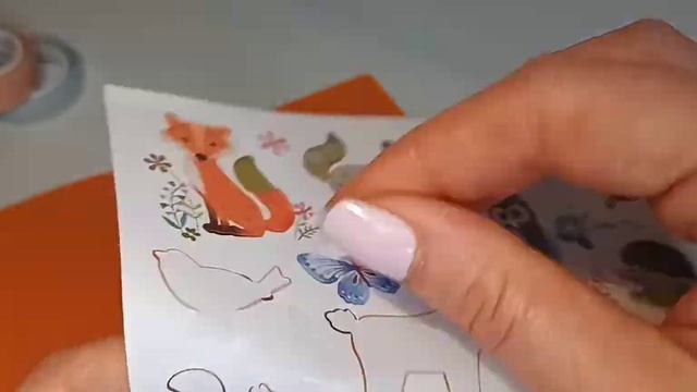 ??Осінні листівки ? Кленовий листочок? своїми руками ? з наліпками? DIY postcard application смотреть онлайн