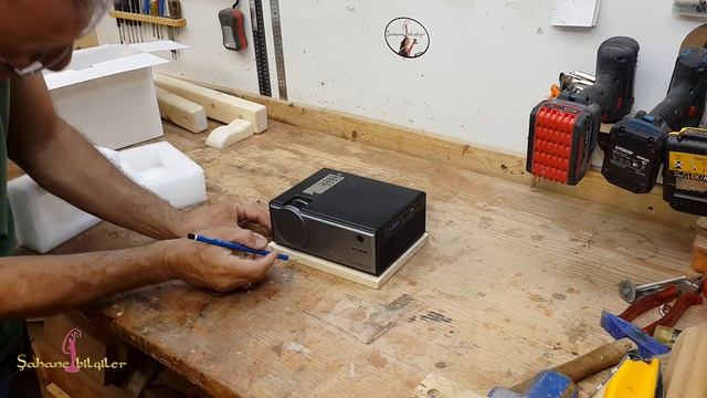 Making a Projector Hanger / Projector rack / Projeksiyon Cihazı Askı Aparatı - DIY смотреть онлайн