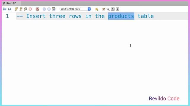 Inserting multiple rows MySQL | MySQL full course | Full tutorial for beginners | #revildo_code