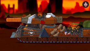 Все серии Эволюций Гибридов КВ-44 vs КВ-45 vs КВ-54 + ПОБОИЩЕ МЕГА ТАНКОВ - Мультики про танки