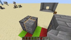 2x2 Hidden piston door (Minecraft 1.19.4)