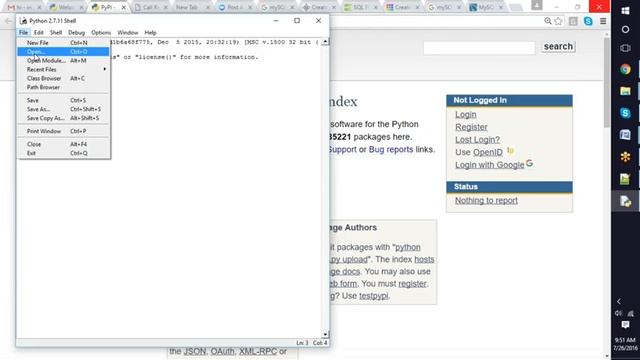 Python Tutorial | Python online training demo and open stack