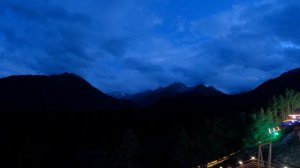 Закат в горах. Архыз