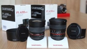 Samyang MF 50mm & 85mm f/1.4