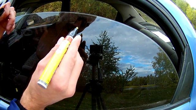 МАРКЕР для удаления Царапин VS Царапины на стекле АВТОМОБИЛЯ