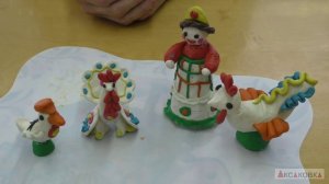 Делаем петуха из пластилина