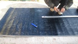 Как легко разрезать рубероид