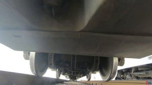 Тарпан ЭКР-1 вид снизу // Train bottom view