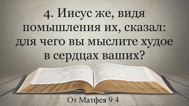 Лучшая Видео Библия. Чтение Евангелие от Матфея. Главы 8-9. Синодальный перевод