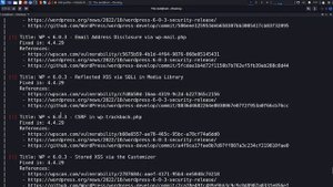 10.8. WordPress Vulnerability Scanning with WPScan