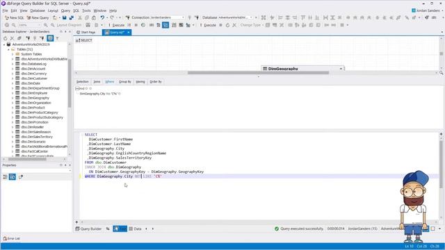 SQL SELECT Statement with Query Builder for SQL Server смотреть онлайн