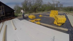 УШП. Гидроизоляция и укладка утеплителя