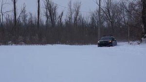 Снежная дорога на Astra j Sports Tourer - Continental Viking Contact 7 225/50 R17 98T