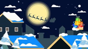 Новогодний фон-футаж -9