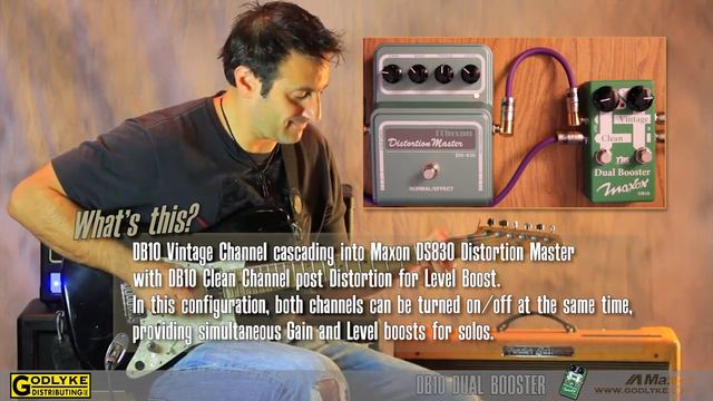 PIMPIN PEDALS' - Maxon DB10 Dual Booster - Guitar Effects Boost Pedal смотреть онлайн