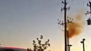 Замыкание между фаз из-за птиц