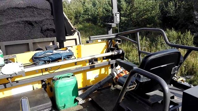 Укладка асфальта ч.3 (асфальтоукладчик SUMITOMO HA60C)