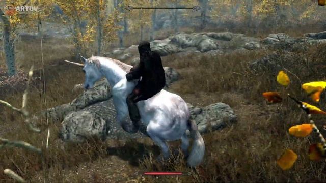 Как Получить ЕДИНОРОГА в Skyrim Anniversary • Лошадь с Бесконечной Стаминой в Скайрим