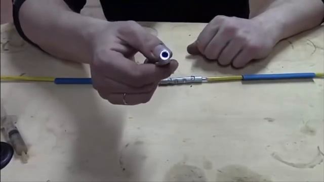 Соединяем алюминий с помощью гильз.